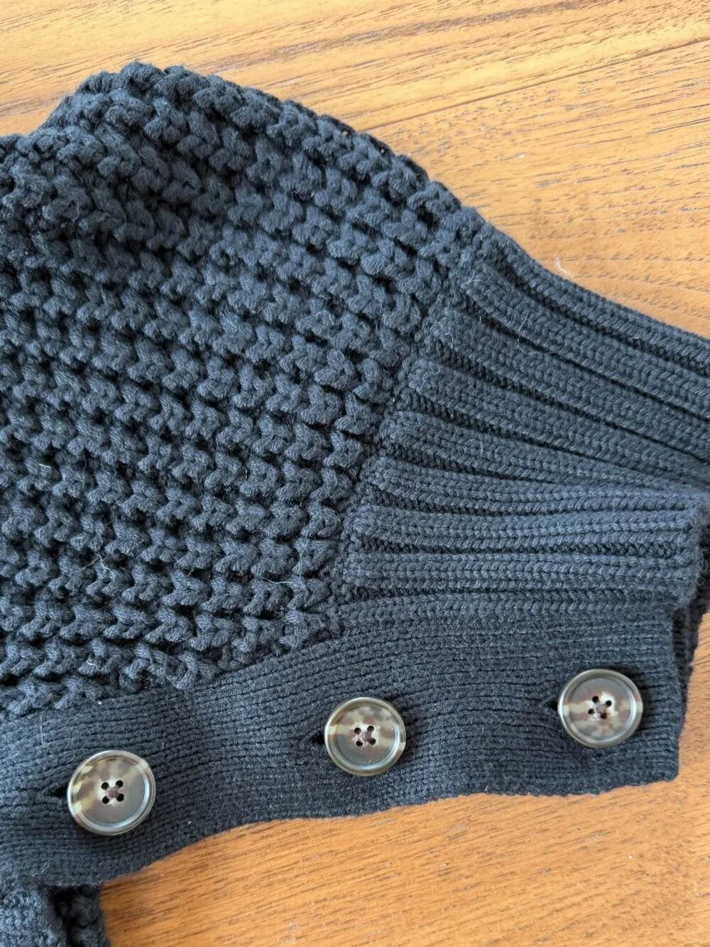 XS J Crew Cotton Blend Tunic Turtleneck Sweater, Black, Never Worn